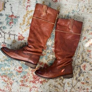 Frye knee high genuine leather boots